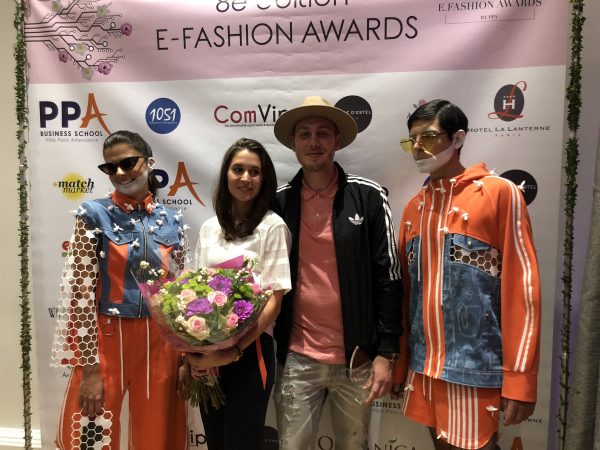 Mathilde Arnoul et Arnaud Poujol Lauréats du concours E Fashion Awards 2018