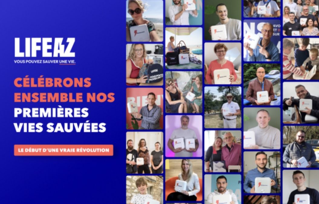 La startup française Lifeaz célèbre ses 15 premières vies sauvées